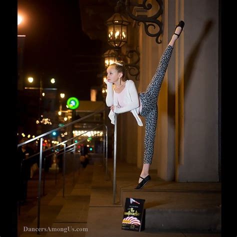Ten Year Old Ballerina Mia Vinick Relaxing Between Performances Of Paballet Spectacular
