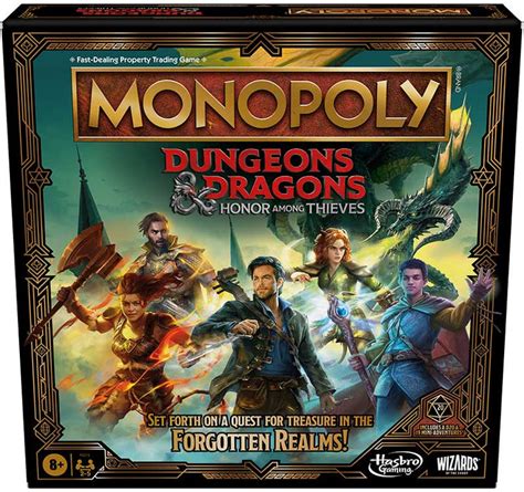 Monopoly Dungeons And Dragons Honour Among Thieves Board Game