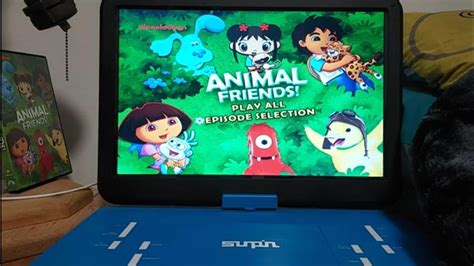 Menu Walkthrough Of Nickelodeon Animal Friends Dvd From 2009 🦦🦊🦢🐕🐘🐅🐒