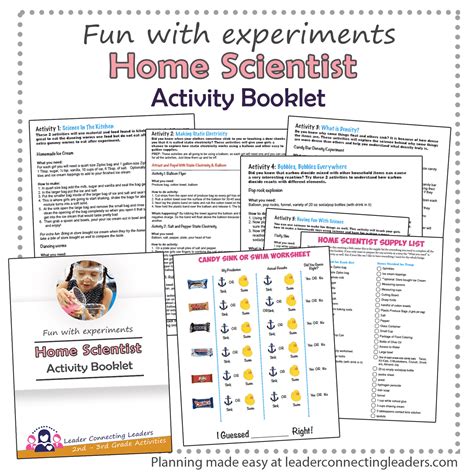 Home Scientist Activity Booklet Leader Connecting Leaders