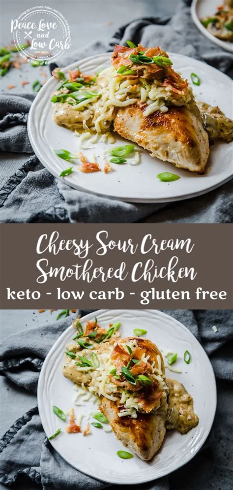 We did not find results for: Cheesy Sour Cream Smothered Chicken | Peace Love and Low ...