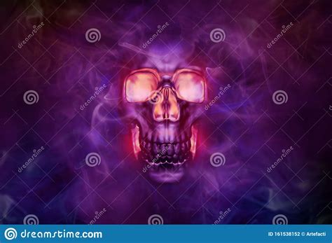 Horror Skull Technology Robots Future Soldier Army Halloween Smoke 3D ...