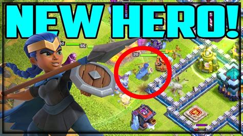 New Hero Royal Champion Clash Of Clans Update Town Hall 13 Youtube