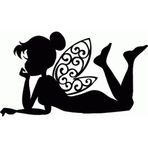 Silhouette Tinkerbell At Getdrawings Free Download