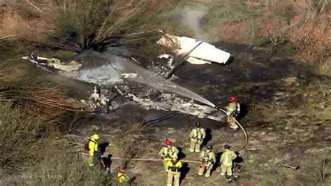 4 People Killed In Small Airplane Crash At Southern California Airfield