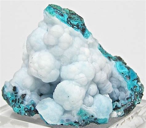 Chalcedony And Calcite On Blue Chrysocolla Gem Silica Tenorite Etsy