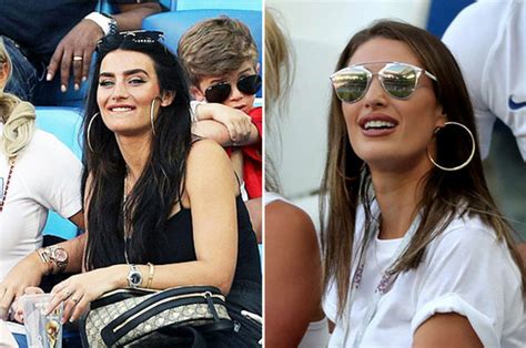 Please do not downvote based on opinion! England national football team WAGs pictured at Belgium ...