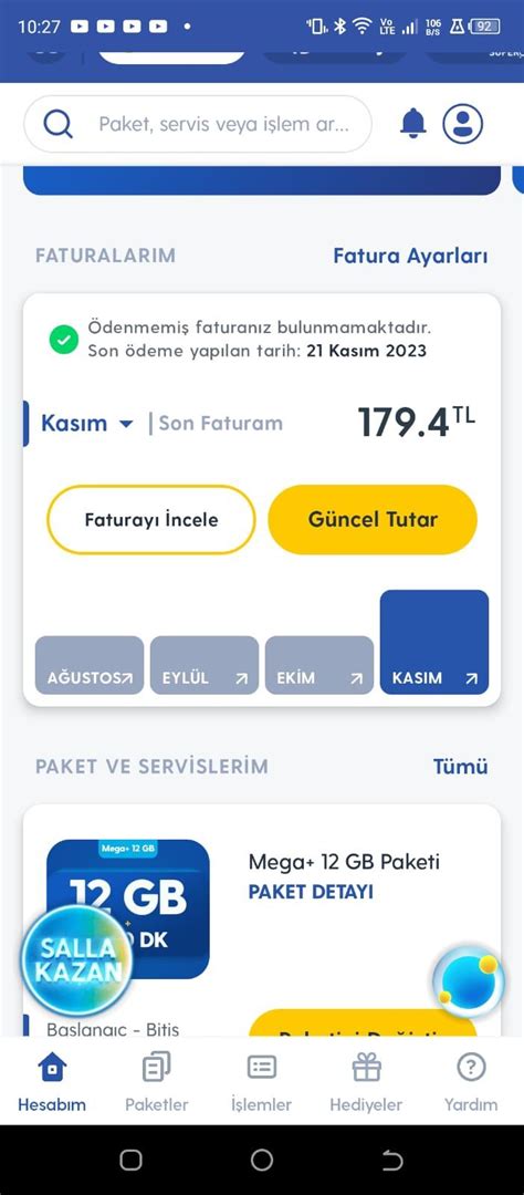 Turkcell Tarife Değişikliği Sonrasında Yüksek Bedelli Fatura