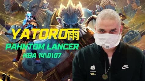 2 Times Ti Winner Yatoro Phantom Lancer Gamplay YouTube