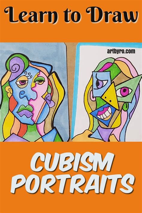 Learn To Draw Cubism Portraits Easy Art Tutorials Cubism Easy