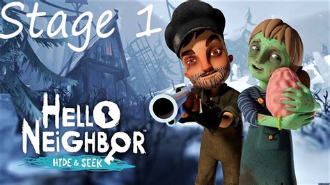 Hello Neighbor Hide And Seek Stage 1 Walkthrough 4k Youtube