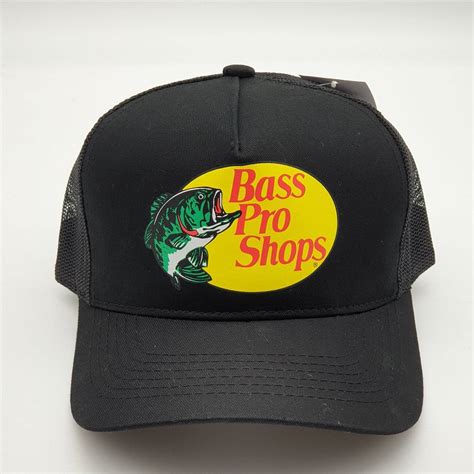 bass pro shops bass pro shops trucker hat new black grailed