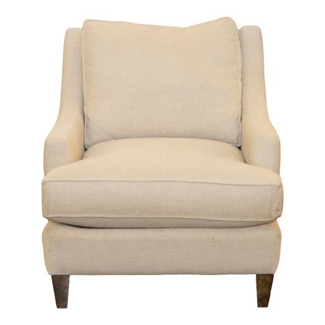 Slope Arm Accent Chair In Neutral Upholstery Grandview Mercantile