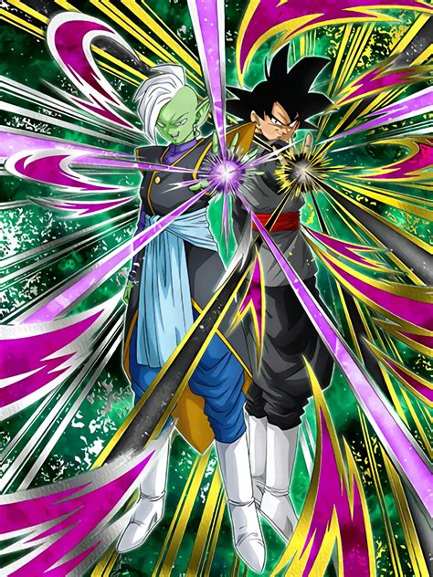 From the anime mobile game dragon ball z dokkan battle, the ichibansho goku black figure stands over 7 inches tall in his super saiyan rose form. Distorted Justice Goku Black & Zamasu | Dragon Ball Z Dokkan Battle Wiki | Fandom