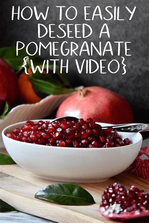 Bring to a boil over medium heat. How to Easily Remove Pomegranate Seeds - She Loves Biscotti