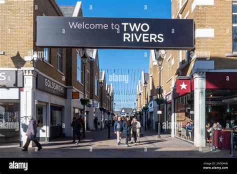 Two Rivers Shopping Centre In Staines Upon Thames Town Centre Surrey