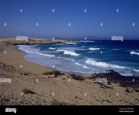 Playa Location Exterior Corralejo Fuerteventura Spain Stock Photo Alamy