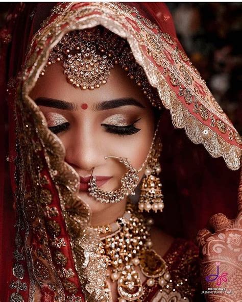 Golden Eye Makeup Beautiful Indian Brides Indian Bride Makeup