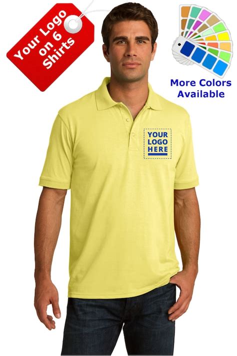 Custom Polo Shirts With Logo No Minimum Custom Embroidered Polo Shirts