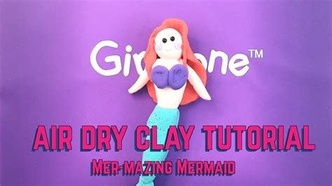 🧜‍♀️watch how to make a mer mazing air dry clay mermaid 👩‍🎨 youtube