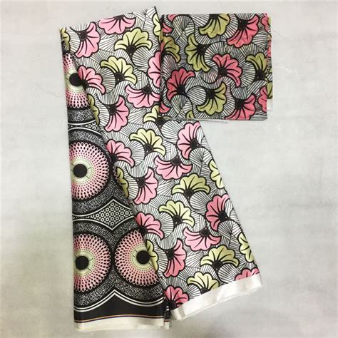 Df 2018 Imitated Silk Fabric African Print Fabric African Fabric Wholesale Nigerian Ankara