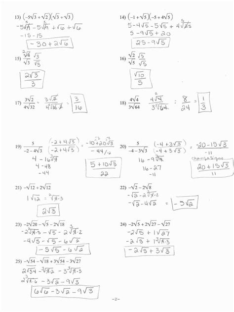 Solving Quadratic Equations By Quadratic Formula Worksheet