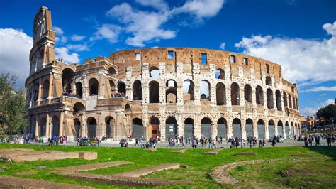 Dibujo de un coliseo romano para pintar, colorear o imprimir. Coliseo romano, Roma, Italia