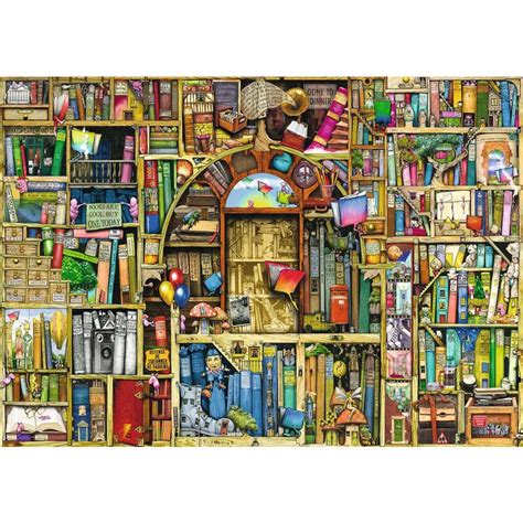 Ravensburger Bizarre Bookshop 1000 Piece Puzzle Jigsaw Puzzles