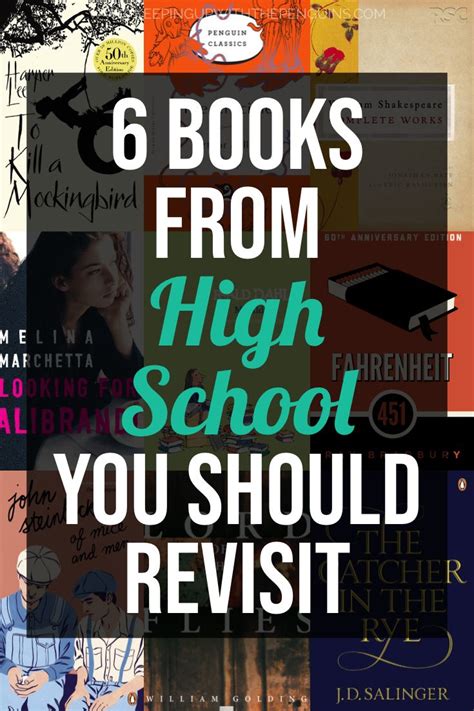 Book List 6 Books From High School You Should Revisit Book Lists