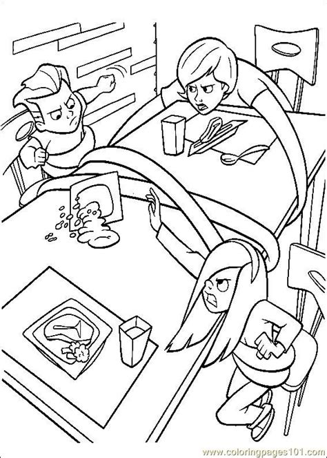 The Incredibles 33 Coloring Page - Free The Incredibles ...