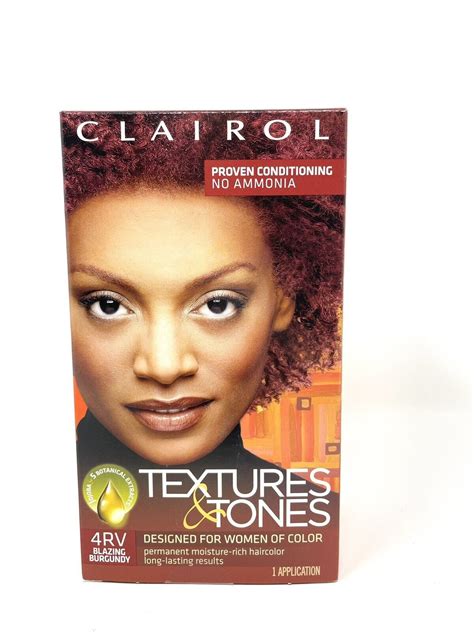 Clairol Textures And Tones Permanent Hair Color Dye Fade Resistant 1 Oz New Rich Hair Color At