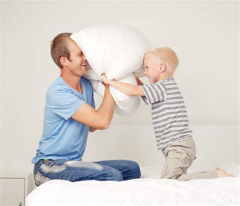 Pillow Fight Stock Image Image Of Friends Fight Insides 17551363