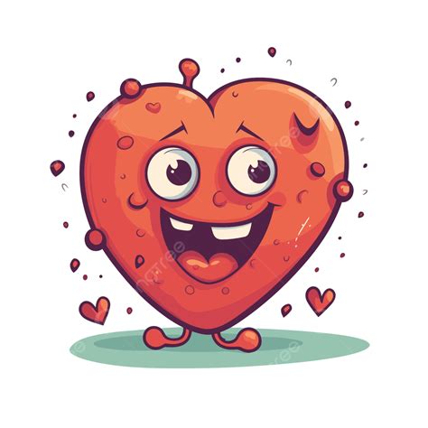Heart Shape Vector Sticker Clipart Cartoon Heart With Teeth Sticker Clipart Png And Vector