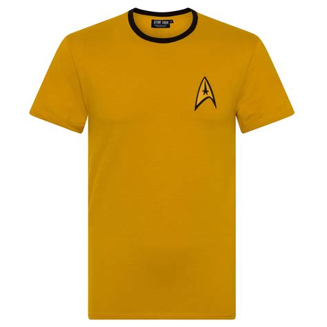 Star Trek Spock Scotty Captain Kirk Uniform Official T Mens T Shirt