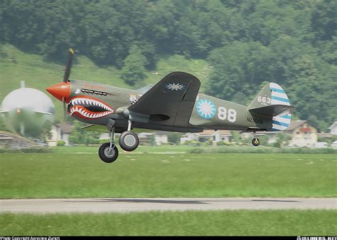 Asisbiz Airworthy Warbird Curtiss P 40N Warhawk NZ3009 Flying Tigers 88 06