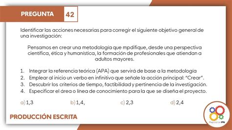 Guía Oficial Ipn 2022 Producción Escrita Pregunta No 42 Youtube