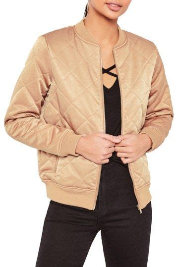 Quilted Satin Bomber Jacket By Missguided On Nordstromrack Bomber