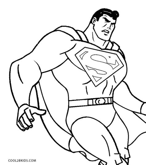 Desenhos De Super Homem Para Colorir Páginas Para Impressão Grátis