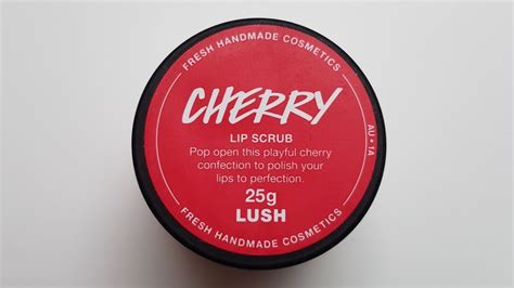 Cherry Lip Scrub Lush Reviews 199 Youtube