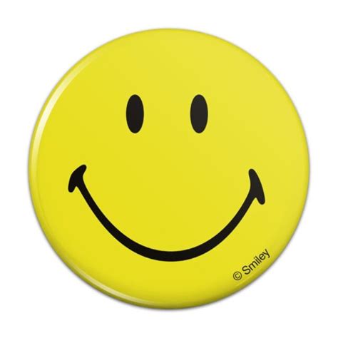 Smiley Smile Happy Yellow Face Compact Pocket Purse Hand Cosmetic