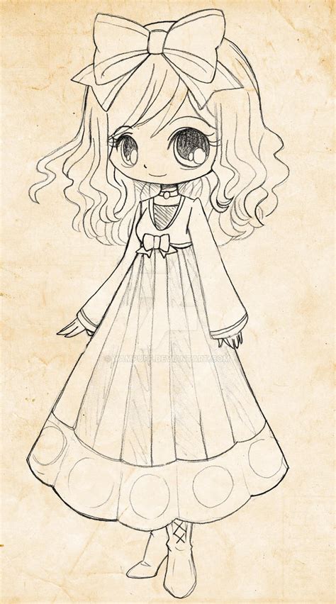 Chibi Sketch Example By Yampuff On Deviantart