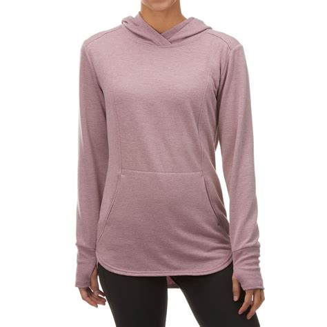 Rbx Womens Long Sleeve Fleece Hooded Tunic Bobs Stores