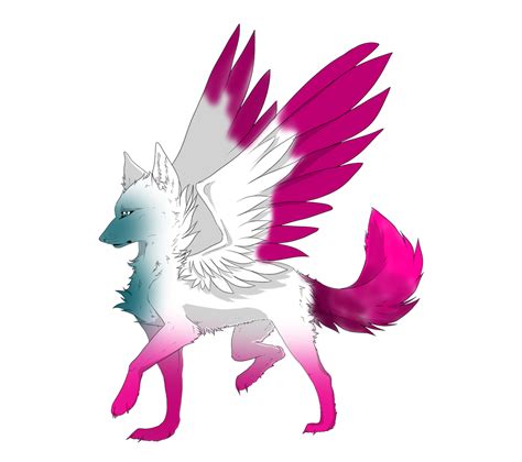 Winged Wolf Adopt Closed By Roxynorandanoxadopts On Deviantart