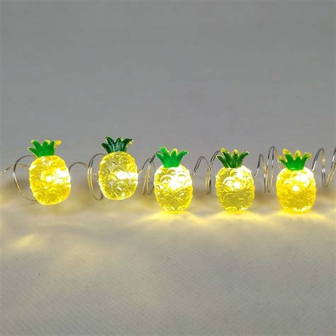 Mainstays 6ft Pineapple Indoor Led Fairy String Lights With Battery