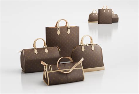 Louis Vuitton Handbags 3d Model Max Obj 3ds C4d