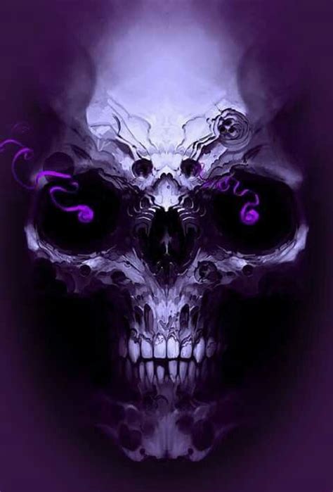 Purple Skull Skull Art Skull Artwork Skull Wallpaper