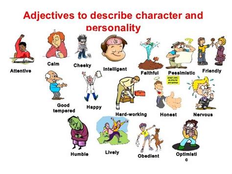 How To Describe Someones Character And Personality In English Eslbuzz
