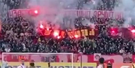 Lo Striscione Rubato Ai Fedayn Esposto E Bruciato A Belgrado E Ora Si