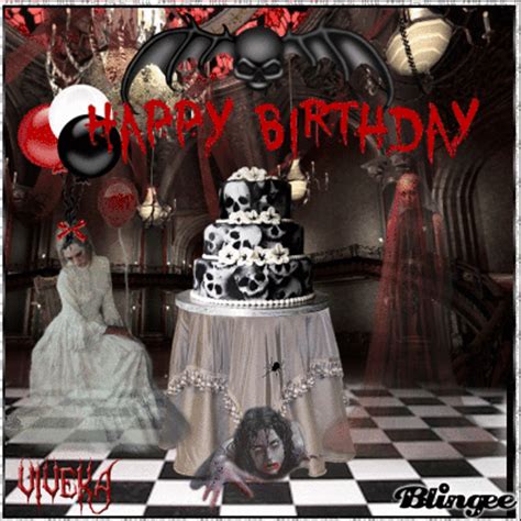 Maybe you would like to learn more about one of these? Happy Gothic Birthday Picture #135421791 | Blingee.com