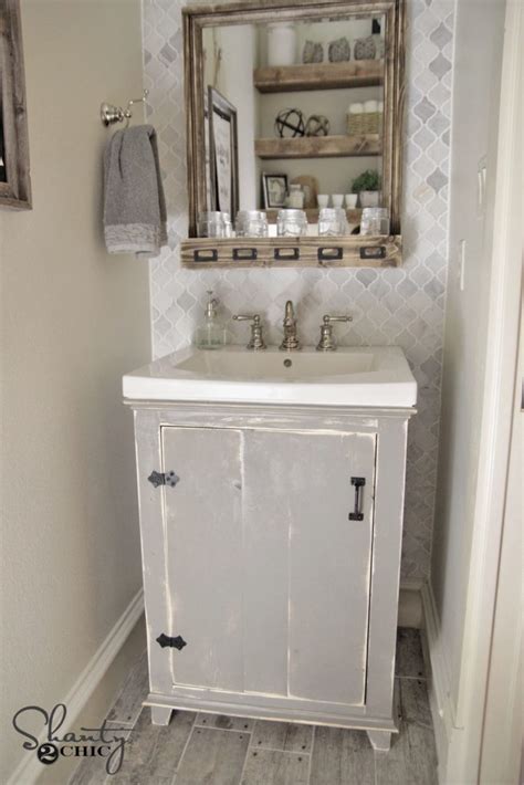 The bathroom vanity also can serve the important function of providing a clean, dry storage area for many of the items that are needed in the bathroom. How to Distress Finish Furniture - How To Video - Shanty 2 ...